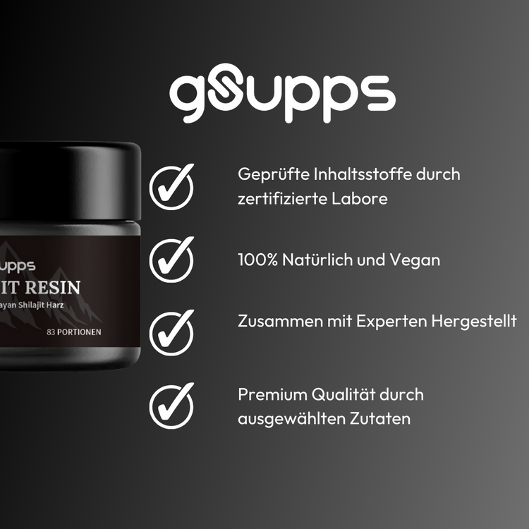 100% Reines Himalaya Shilajit