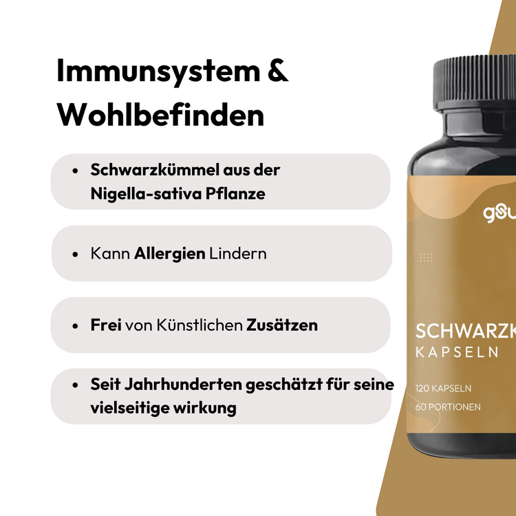 Schwarzkümmelöl Kapseln